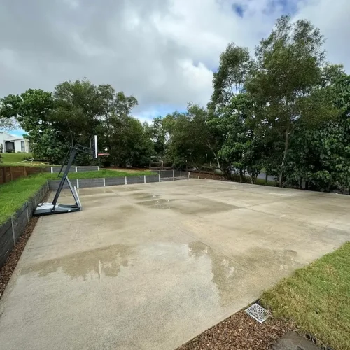 home-basketball-court-clean-after